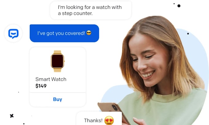 build ai chatbot with intercom, manychat, chatfuel, tidio, trading telegram bot