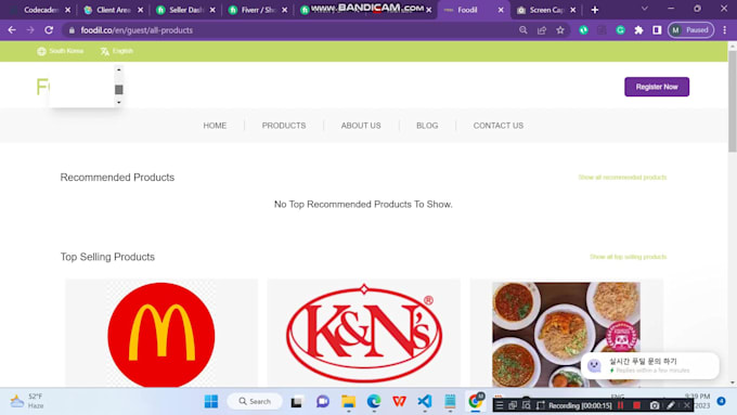 Do frontend web development with reactjs or nextjs by Khattak00 | Fiverr
