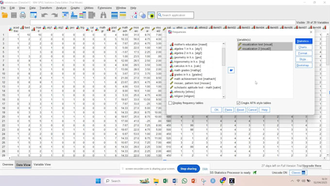 do spss data analysis with apa report writing