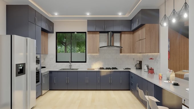3d design and renovate your kitchen interior and cabinetry