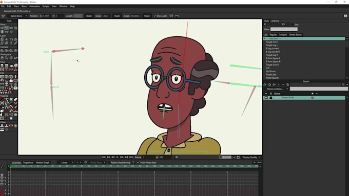 rig 2d character in moho