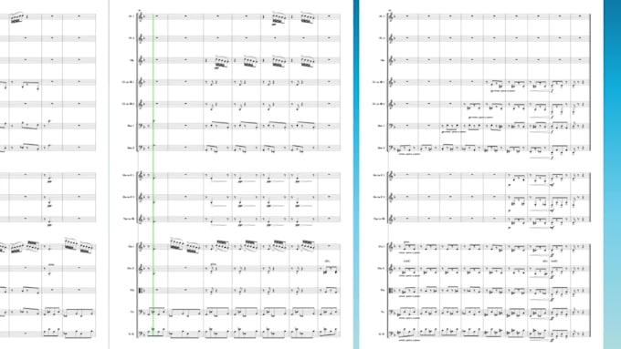 professionally arrange and orchestrate sheet music