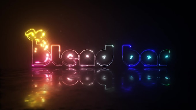 neon logo animation for your brand