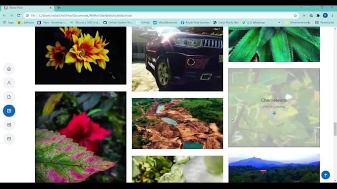 design frontend portfolio website for you
