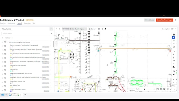 do construction estimation using procore or procontractor