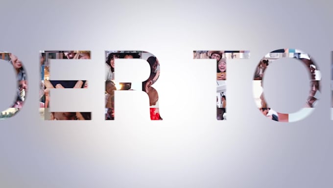 create a beautiful photo collage intro for you