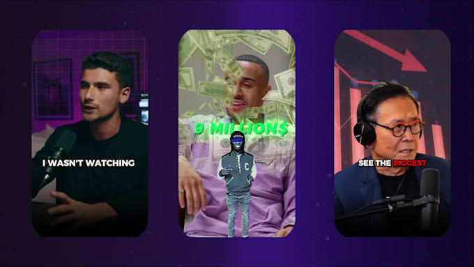 do short form editing for instagram reels, youtube shorts tiktok
