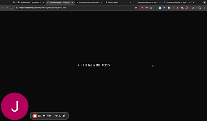 create a 1 page website for you