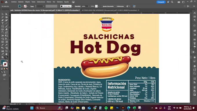 design a product label