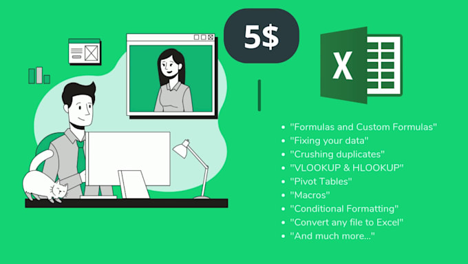 be your microsoft excel spreadsheet expert