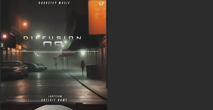 make  3d render album art and cover art