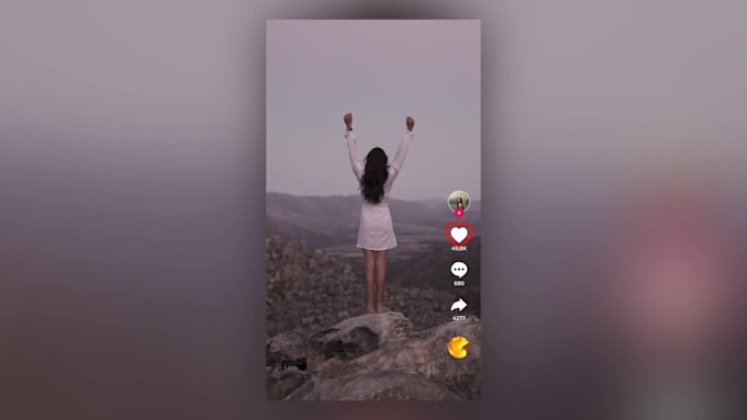 make a vertical, tiktok style, ugc video ad