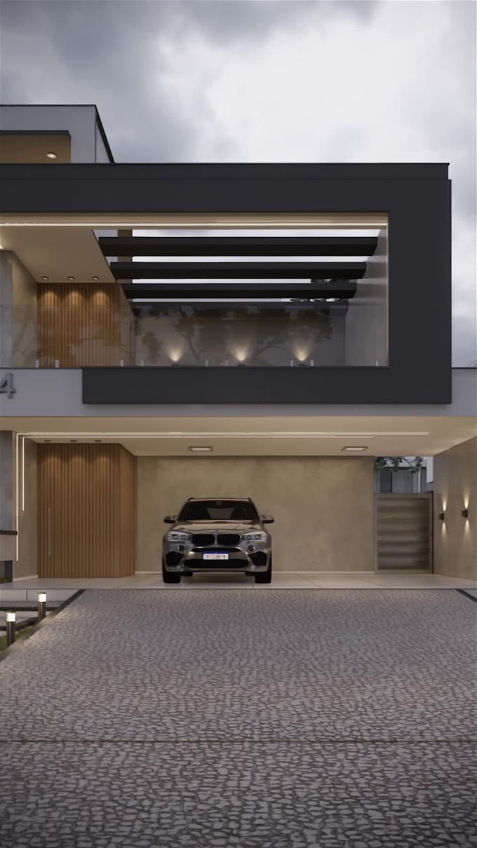 do exterior facade 3d renderings and animations with enscape