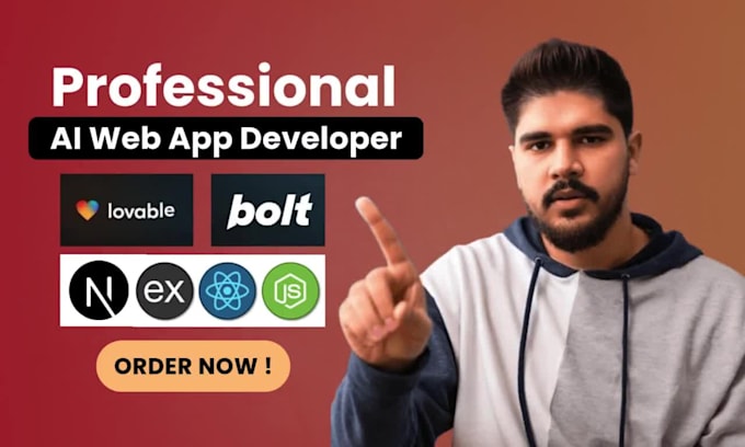 build lovable ai website or bolt new using next js, react js and supabase