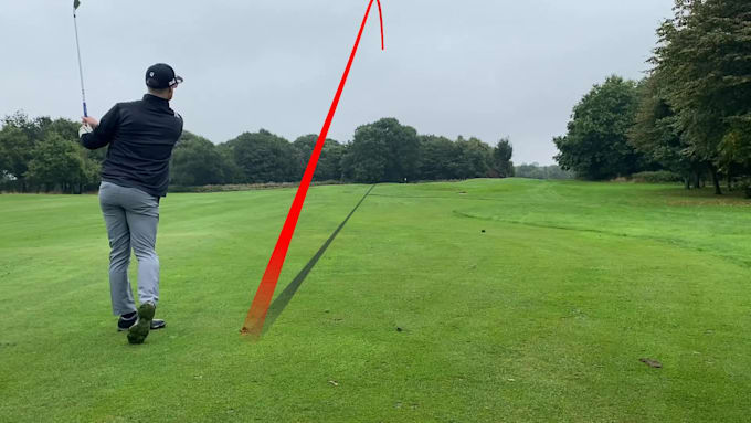 apply shot tracer lines to your golf swing or putting videos