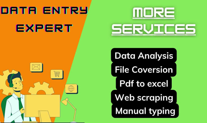 do freelance data entry work,copy paste and data analysis