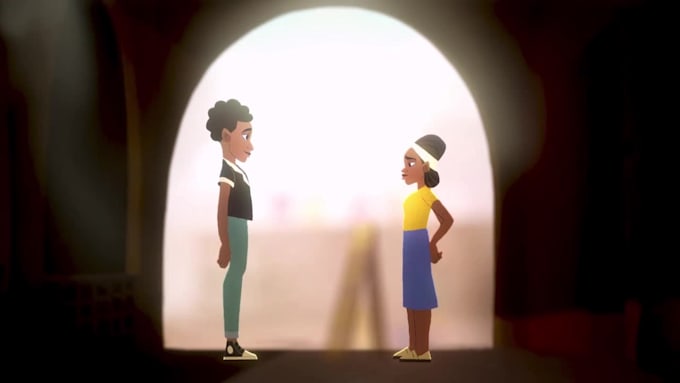 make a 2d cartoon animation video