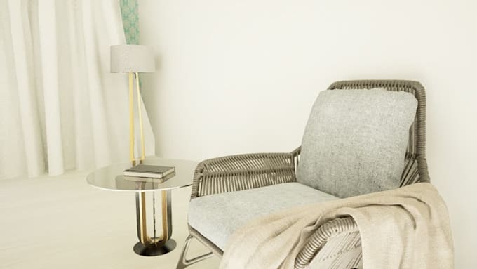 do interior renders and modelling