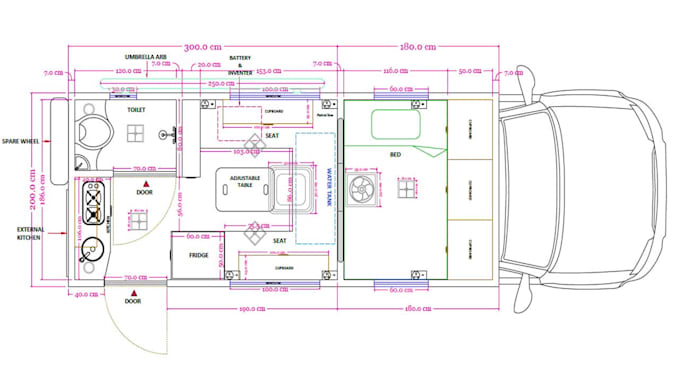 draw sketch and line art for any industrial product design