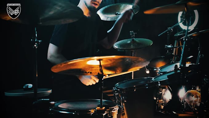 record metal drums and blast beats