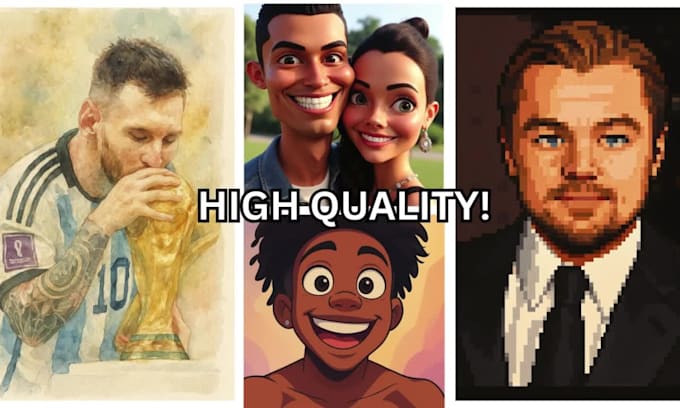create a custom royal pet cartoon portrait