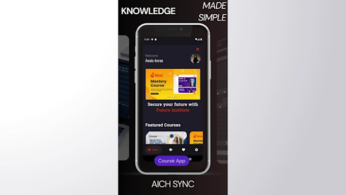 develop healthcare, fitness, course mobile app developer using flutter