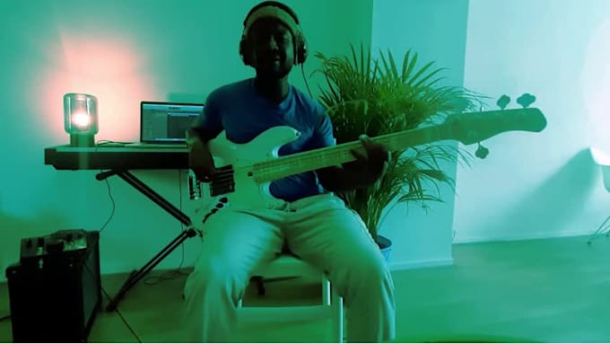 play groovy afropop bass guitar for your song