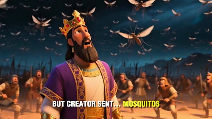 create ai animated historical story from a script or image