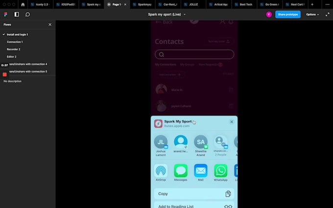 design minimal UI design for mobile application