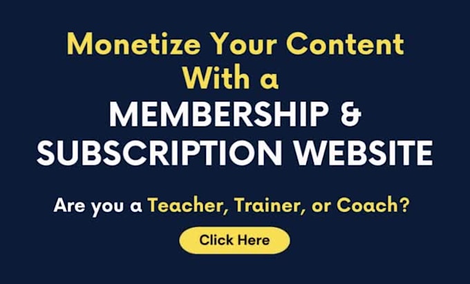 create wordpress membership website and subscription website