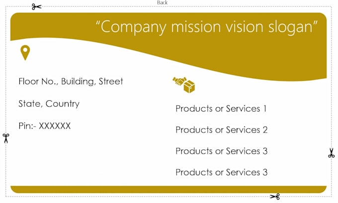 create editable business card templates