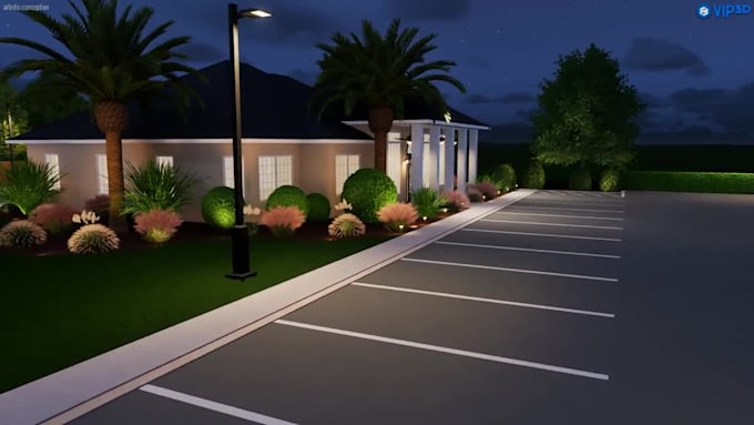 Provide 3d landscape design renderings by Cjd_design83 | Fiverr
