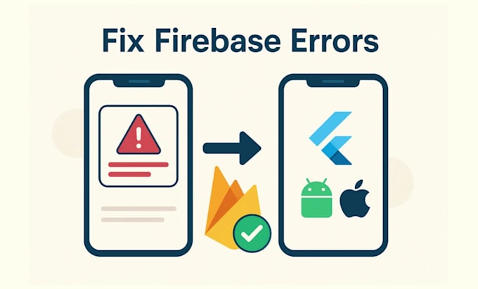 fix firebase auth and sdk errors in flutter apps