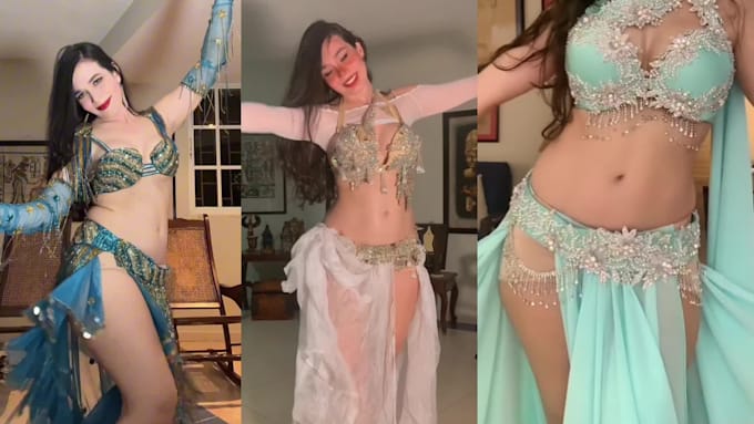 create a belly dance for your music on tik tok or reels