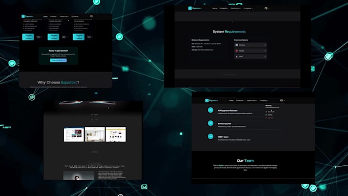 develop and deploy an website with a custom admin panel