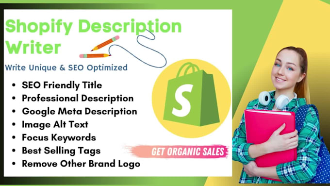 write highly converting shopify product descriptions