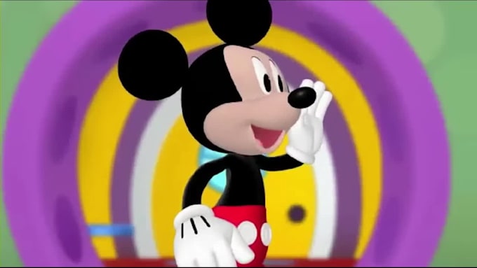 create a personalised birthday greeting from mickey mouse