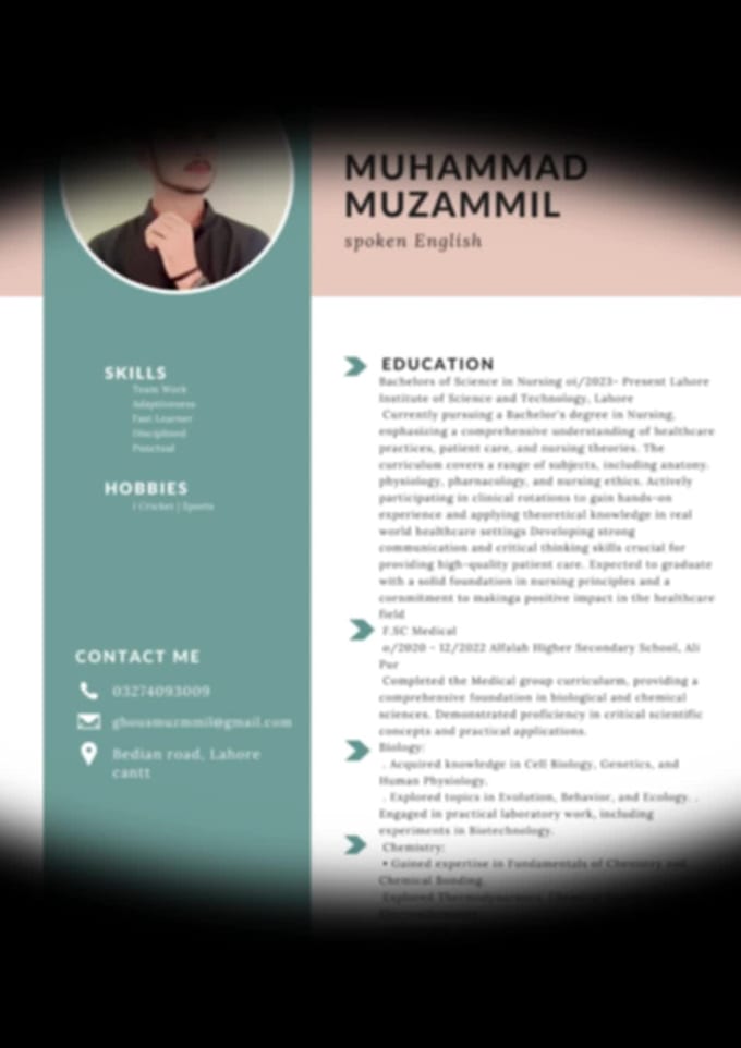 do professional CV design or resume design in 3 hours