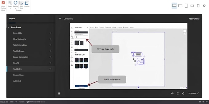 develop any e learning course in articulate storyline 360