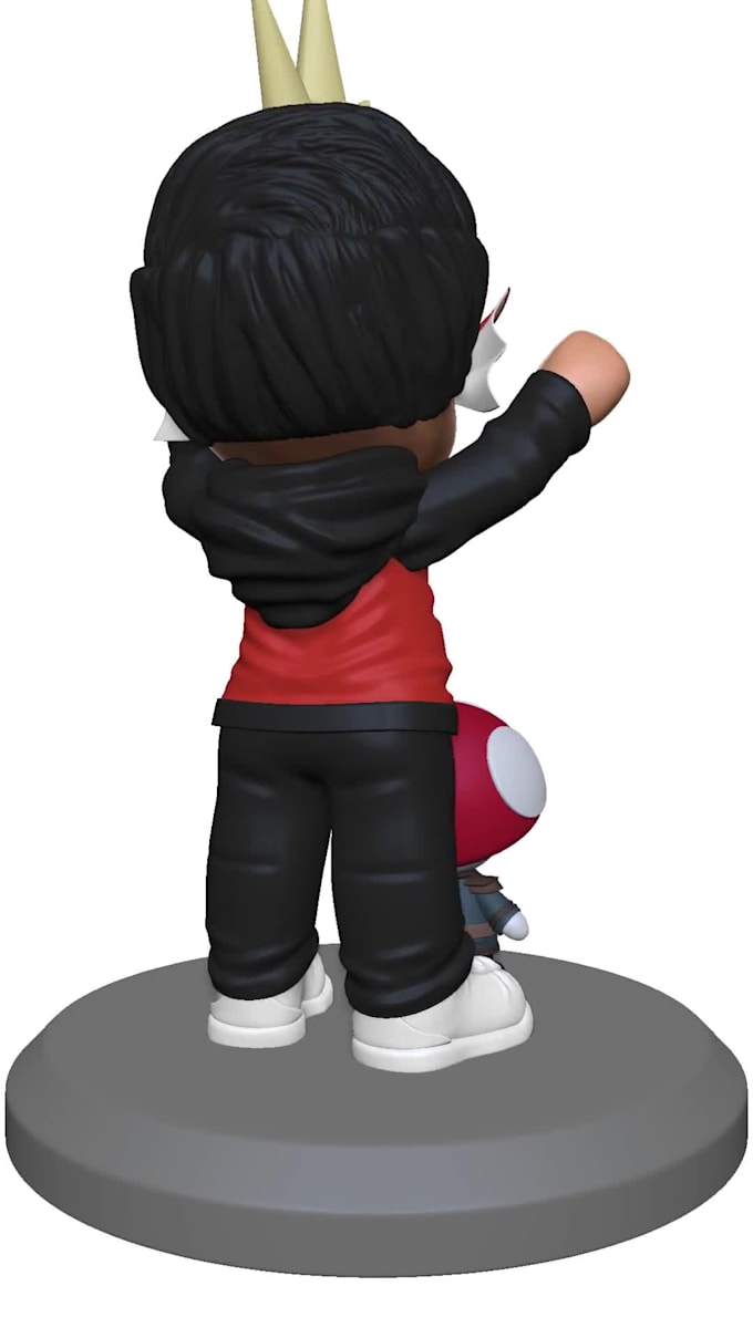 make art toy character for you