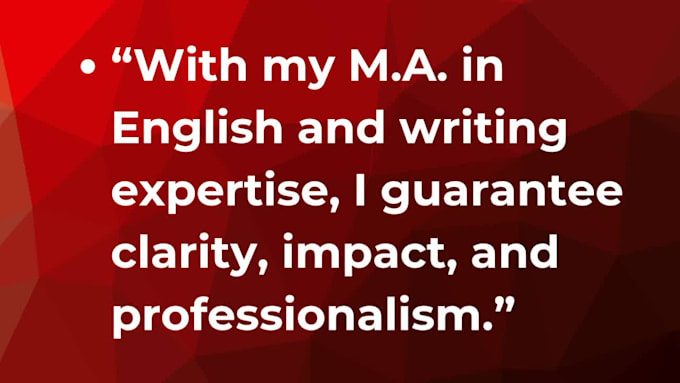 create a professional resume and cover letter