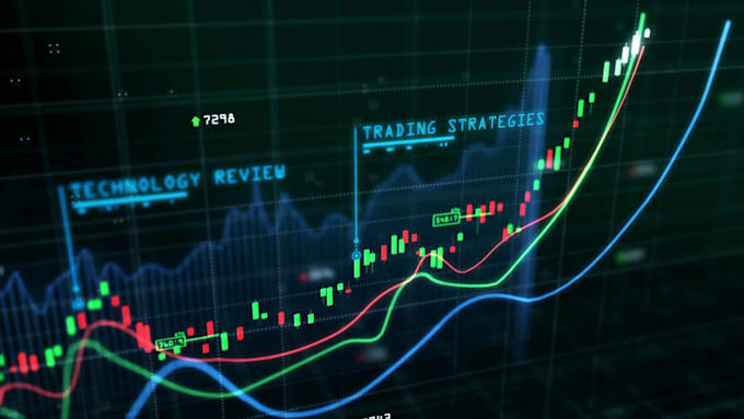 create 4k crypto trading video intro with custom texts and logo