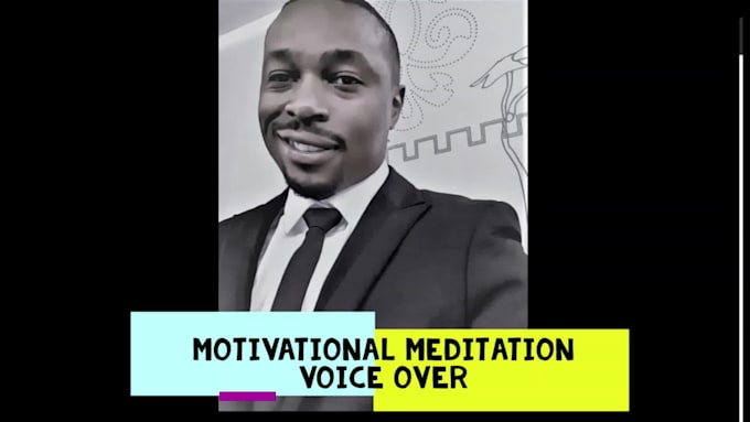 record a motivational meditation voice over