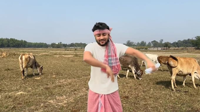 be your funny spokesperson as an indian farmer
