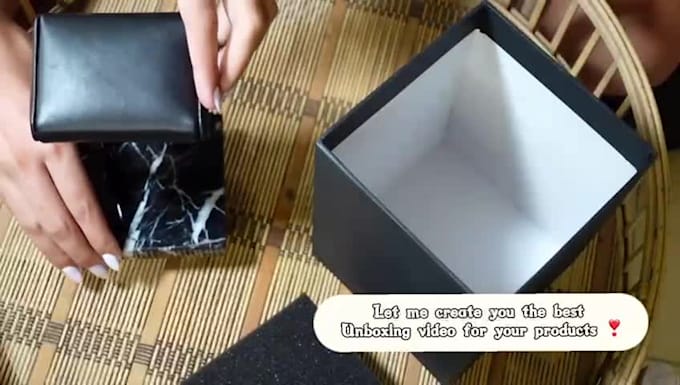 create a professional product unboxing video for your brand