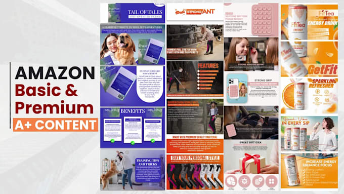 do amazon a plus content, listing images, premium ebc design, storefront
