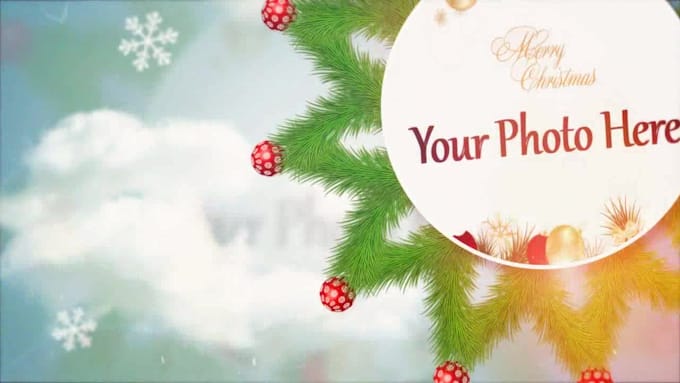 make unique christmas wish greetings video
