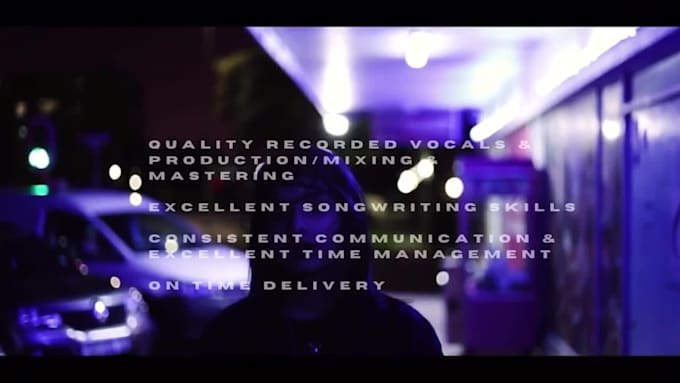 write lyrics, compose a melody and record vocals