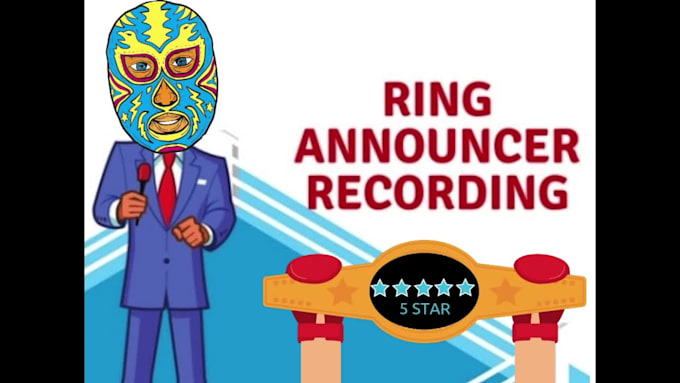 record a wrestling announcer intro