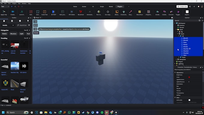 make vfx for you on roblox